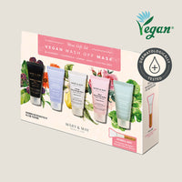 Vegan Wash Off Mask Mini Gift Set (30g x5)