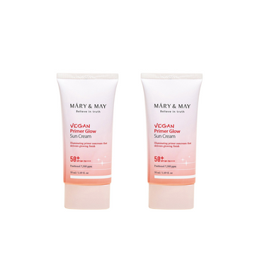 [BOGO] Vegan Primer Glow Sun Cream SPF50+ PA++++ 50ml x2EA