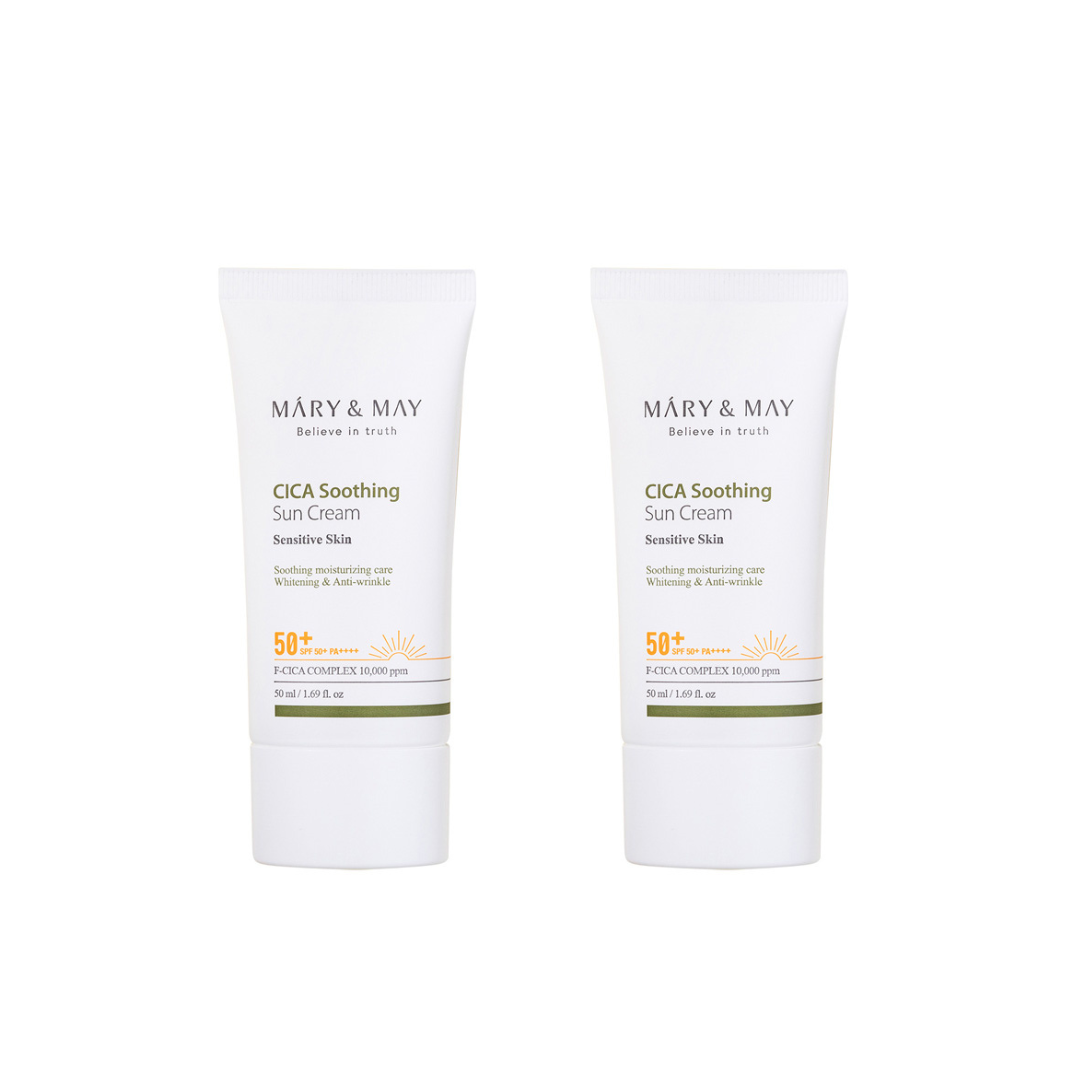 [BOGO] CICA Soothing Sun Cream SPF50+ PA++++ 50ml x2EA