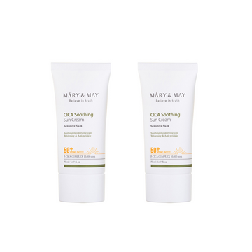 [BOGO] CICA Soothing Sun Cream SPF50+ PA++++ 50ml x2EA