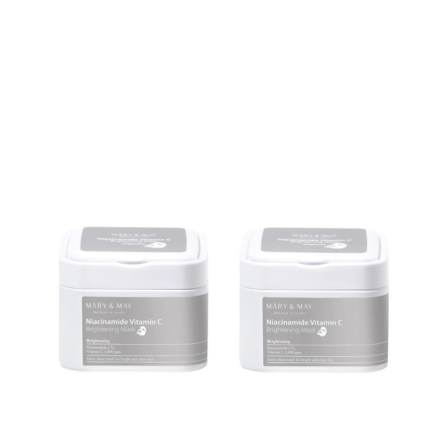 [Set] Niacinamide Vitamin C Brightening Mask Double Set (60EA)