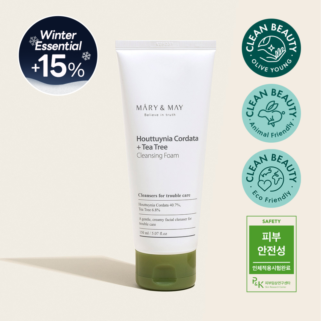 Houttuynia Cordata + Tea Tree Cleansing Foam 150ml